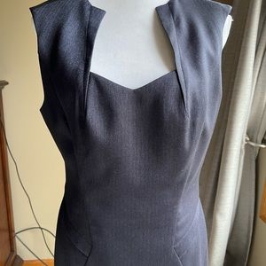 Classic Anne Klein Navy Sheath Dress Size 8/10